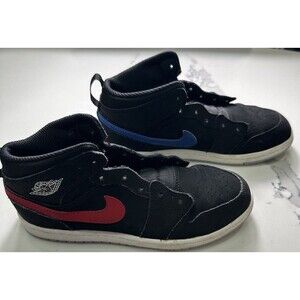NIKE AIR JORDAN 1 MID RED BLUE SIZE 3 YOUTH